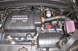 Honda Ridgeline Performance Air Intake - K&N Engineering - High-Density Polyethylene Rotationally-Molded Tube - `05-`08